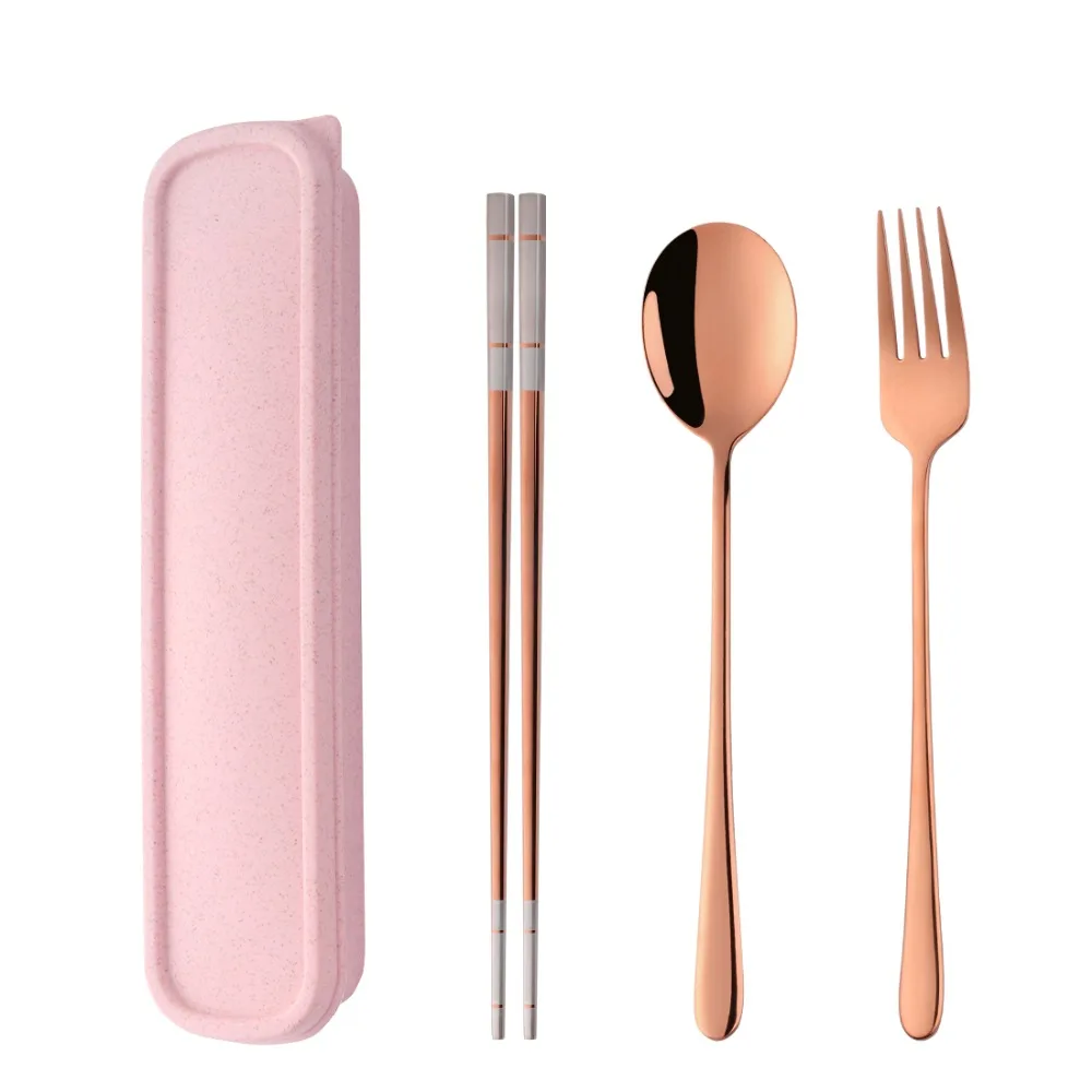 4pcs Stainless Steel Chopsticks Spoon Tableware Set Portable Gift Box For Kids School Travel Picnic Kitchen Cutlery Dinner Set
4pcs Stainless Steel Chopsticks Spoon Tableware Set Portable Gift Box For Kids School Travel Picnic Kitchen Cutlery Dinner Set