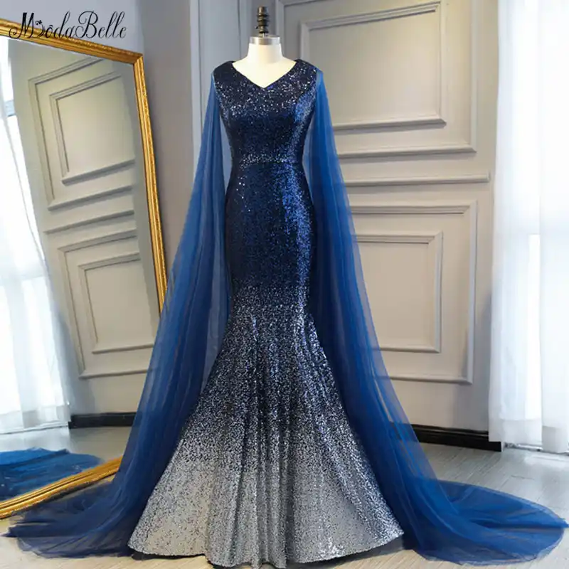 plus size evening gowns with cape
