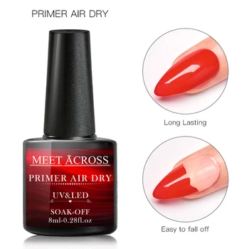 MEET ACROSS 8ml Fast Air Dry Primer UV LED Gel No Need Of UV/LED Lamp Soak Off Gel Nail Polish Nail Art Design Base Primer
MEET ACROSS 8ml Fast Air Dry Primer UV LED Gel No Need Of UV/LED Lamp Soak Off Gel Nail Polish Nail Art Design Base Primer