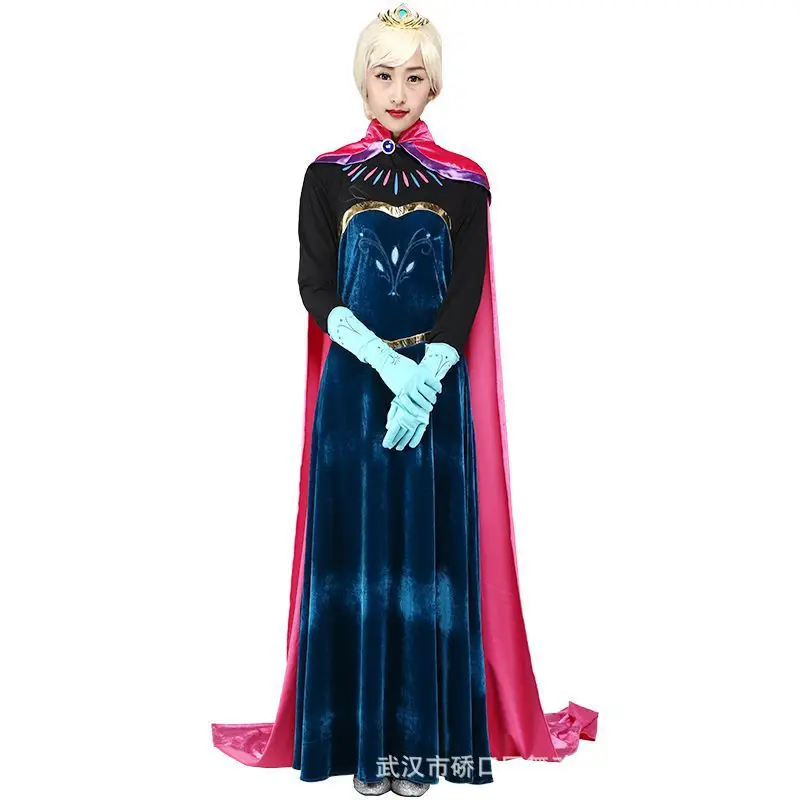 Snow Queen Anna Elsa Princess Dress Costume Adult Anna Coronation Dress Women's Halloween Carnival Party Cosplay Costume
Snow Queen Anna Elsa Princess Dress Costume Adult Anna Coronation Dress Women's Halloween Carnival Party Cosplay Costume