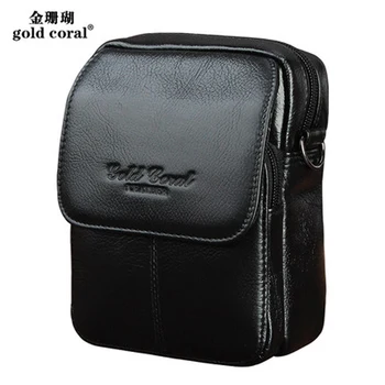 GOLD CORAL Genuine Leather Waist Belt Bags For Men Mini Shoulder Crossbody Bag Casual Male Messenger Bag Phone Pouch Coin Purse
GOLD CORAL Genuine Leather Waist Belt Bags For Men Mini Shoulder Crossbody Bag Casual Male Messenger Bag Phone Pouch Coin Purse