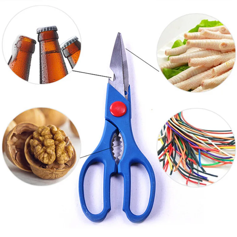 8 Inch Multifunction Kitchen Scissors Shears Stainless Steel Heavy Duty Cutter PAK55
8 Inch Multifunction Kitchen Scissors Shears Stainless Steel Heavy Duty Cutter PAK55