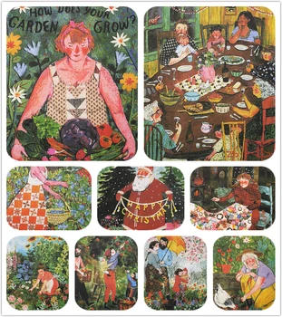 village life Hand dyed 10 Assorted Cotton Linen Printed Quilt Fabric For DIY Sewing Patchwork Home Textile Decor Long side 20cm
village life Hand dyed 10 Assorted Cotton Linen Printed Quilt Fabric For DIY Sewing Patchwork Home Textile Decor Long side 20cm