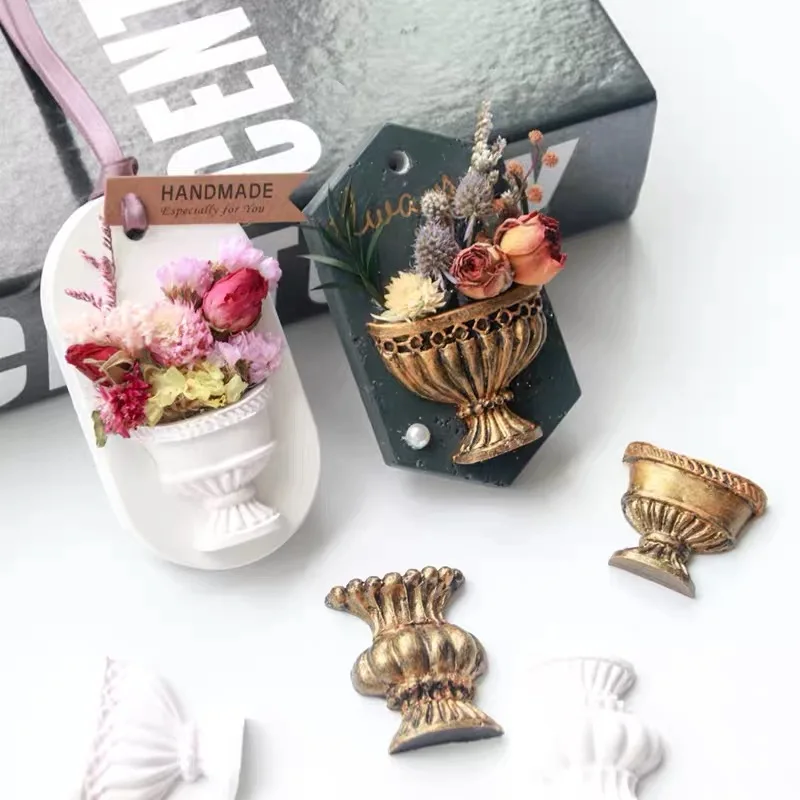 2d Aroma plaster vase decoration silicone mold diy wax Gypsum crafts mini flowerpot decoration accessories
2d Aroma plaster vase decoration silicone mold diy wax Gypsum crafts mini flowerpot decoration accessories