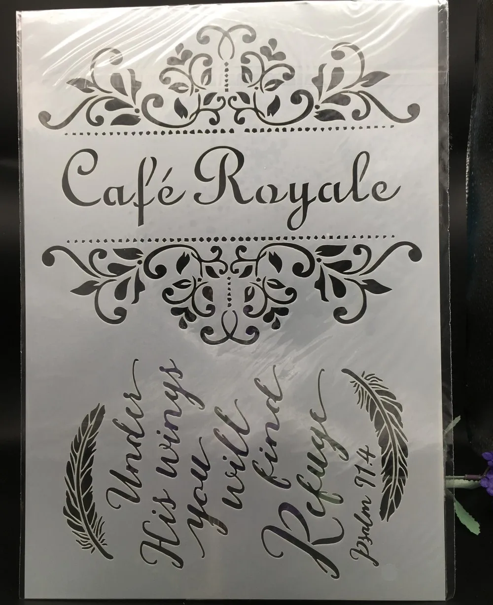 29*21cm A4 Cafe Royale DIY Layering Stencils Wall Painting Scrapbook Coloring Embossing Album Decorative Card Template
29*21cm A4 Cafe Royale DIY Layering Stencils Wall Painting Scrapbook Coloring Embossing Album Decorative Card Template