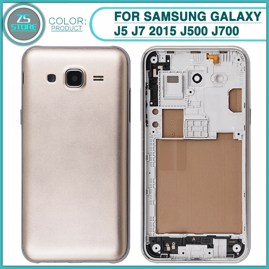 new J500 Rear Housing case For Samsung Galaxy J5 J7 2015 J500F J500H J700 battery back Cover Door Rear cover + Middle Frame
new J500 Rear Housing case For Samsung Galaxy J5 J7 2015 J500F J500H J700 battery back Cover Door Rear cover + Middle Frame