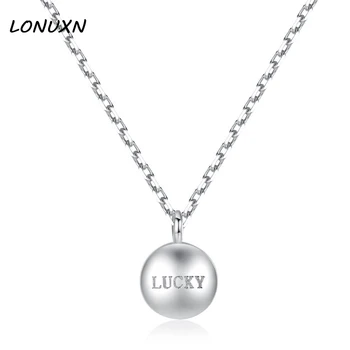 42.5+5CM beans 925 Sterling Silver Chain Japan Korea 0.7cm pendant Lettering lucky simple students fresh birthday gift with box
42.5+5CM beans 925 Sterling Silver Chain Japan Korea 0.7cm pendant Lettering lucky simple students fresh birthday gift with box