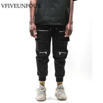VFIVEUNFOUR 2019 New Arrivals Hip Hop Zipper Multi Pockets Harem Joggers Pants Sweatpants Mens Harajuku Casual Male Pants
VFIVEUNFOUR 2019 New Arrivals Hip Hop Zipper Multi Pockets Harem Joggers Pants Sweatpants Mens Harajuku Casual Male Pants