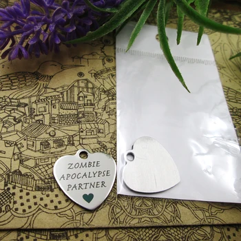 20pcs--"zombie apocalypse partner"stainless steel charms more style for choosing DIY Charms
20pcs--"zombie apocalypse partner"stainless steel charms more style for choosing DIY Charms