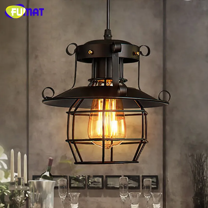 FUMAT Loft Retro Industrial Pendant Lamp Bar Cafe Restaurant Suspension Lamp Creative Iron Cage Pendant Light Black
FUMAT Loft Retro Industrial Pendant Lamp Bar Cafe Restaurant Suspension Lamp Creative Iron Cage Pendant Light Black