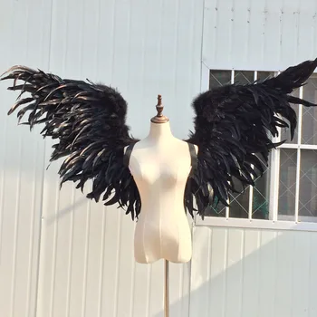Wings props black feather angel wings angel wings catwalk show props festival Angel Feather wings Window props underwear catwalk
Wings props black feather angel wings angel wings catwalk show props festival Angel Feather wings Window props underwear catwalk