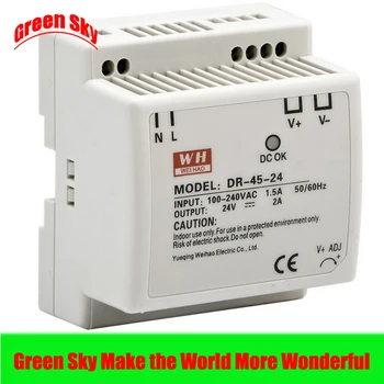 New Arrival High Quality Voltage Transformer LED Display 45W DC Single Output power supply 24v din rail
New Arrival High Quality Voltage Transformer LED Display 45W DC Single Output power supply 24v din rail