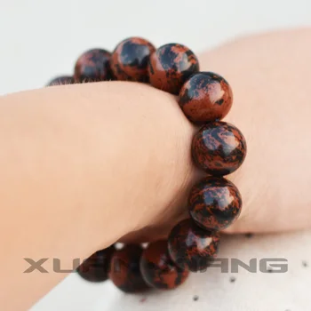 16mm Men Fashion Bracelets Bangles Natural Obsidian Round Beads Bracelets Leopard Print Red Obsidian Stone Jewelry Bracelets
16mm Men Fashion Bracelets Bangles Natural Obsidian Round Beads Bracelets Leopard Print Red Obsidian Stone Jewelry Bracelets