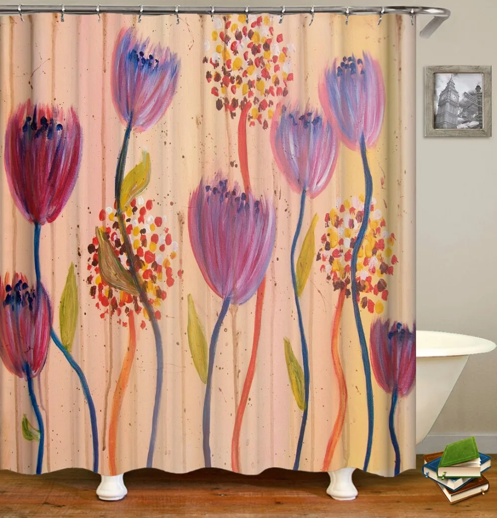 OLOEY 3D Print Shower Curtains Waterproof Plant Curtains for Bathroom Fabric Curtains Customized Bath Decor
OLOEY 3D Print Shower Curtains Waterproof Plant Curtains for Bathroom Fabric Curtains Customized Bath Decor