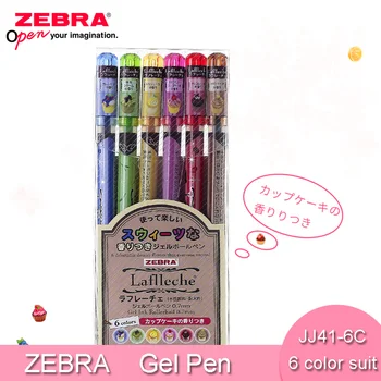 6 Color Suit Japan ZEBRA JJ41-6C Cake Fragrance Perfume Hand-colored Water-based Pen 0.7mm Gel Pen Office & School Supplies
6 Color Suit Japan ZEBRA JJ41-6C Cake Fragrance Perfume Hand-colored Water-based Pen 0.7mm Gel Pen Office & School Supplies