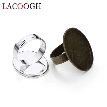 5pcs Fit Oval 18*25mm Cameo Glass Cabochons Base Silver Color Copper Rings Settings Tray Bezel Blank For DIY Jewelry Findings
5pcs Fit Oval 18*25mm Cameo Glass Cabochons Base Silver Color Copper Rings Settings Tray Bezel Blank For DIY Jewelry Findings