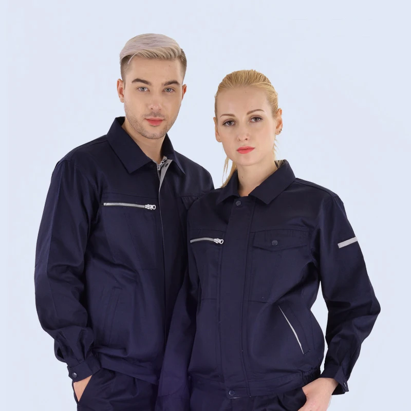 Women/Men Workwear Suits Long Sleeve Jackets and Work Plants Work Clothing Sets for Factory Workers Car Repairman Work Overalls
Women/Men Workwear Suits Long Sleeve Jackets and Work Plants Work Clothing Sets for Factory Workers Car Repairman Work Overalls