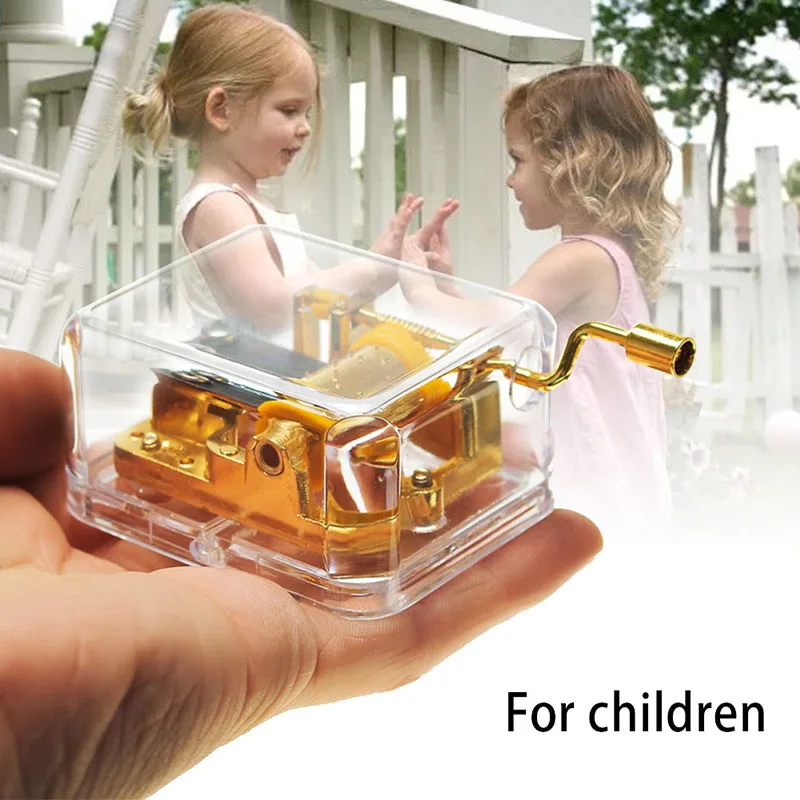 2019 New Mini Fun Manual Movement Gurdy Antique Transparent Music Box Acrylic Hand Crank Christmas Birthday Gifts For Children
2019 New Mini Fun Manual Movement Gurdy Antique Transparent Music Box Acrylic Hand Crank Christmas Birthday Gifts For Children