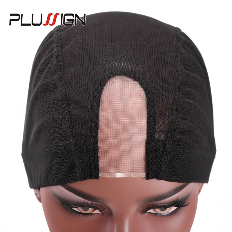 

Plussign New Dome Cap For Wig Making U Part Wig Caps With Mono Net 1pcs/lot Mesh Dome Cap Breathable Comfortable Weaving Caps
