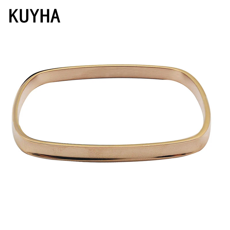 5MM Width Square Bangle Women Simple Cuff Square Bracelets Gold Rose Gold Silver Stainless Steel Bracelet
5MM Width Square Bangle Women Simple Cuff Square Bracelets Gold Rose Gold Silver Stainless Steel Bracelet