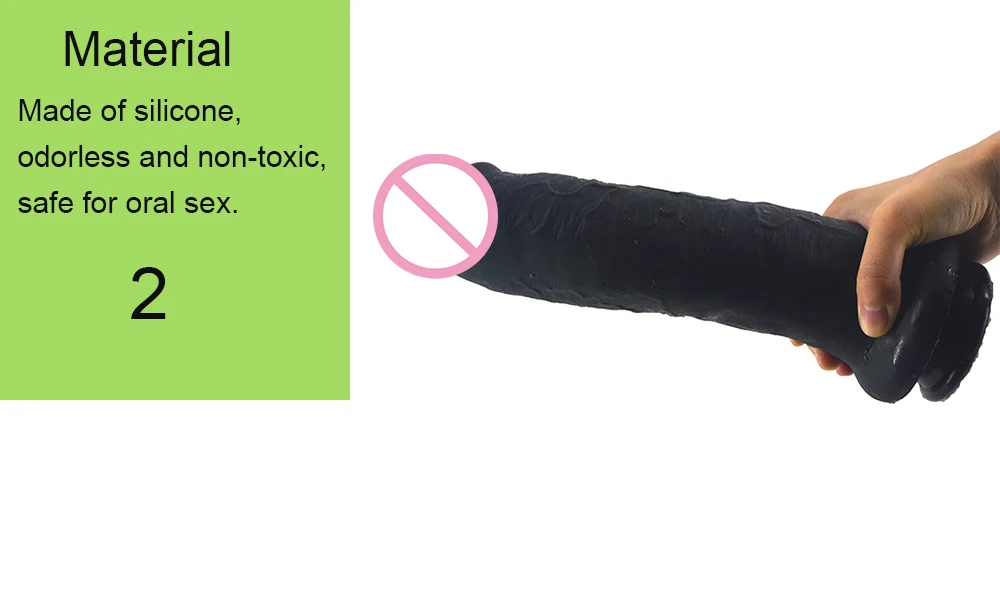 Большой Силиконовый Фаллоимитатор