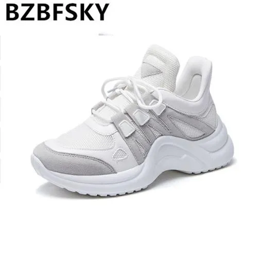 BZBFSKWomen Sneakers 2018 New Fashion Women Casual Shoes Trends Ins Female White Flats platform Spring Summer Lace Up Size 35-40
BZBFSKWomen Sneakers 2018 New Fashion Women Casual Shoes Trends Ins Female White Flats platform Spring Summer Lace Up Size 35-40