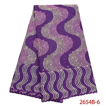 Wholesale Purple Swiss Cotton Dry Lace Fabric High Quality With Stone Nigerian Lace Fabric For Wedding Dress 5 yards NA2654B-4
Wholesale Purple Swiss Cotton Dry Lace Fabric High Quality With Stone Nigerian Lace Fabric For Wedding Dress 5 yards NA2654B-4