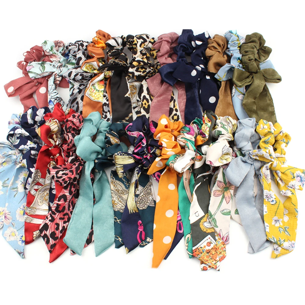 New Fashion Bowknot Hair Ribbons Print Scrunchie Streamers Cute Hairband Women Girls Leopard Elastic Hairband Hair Accessories
New Fashion Bowknot Hair Ribbons Print Scrunchie Streamers Cute Hairband Women Girls Leopard Elastic Hairband Hair Accessories