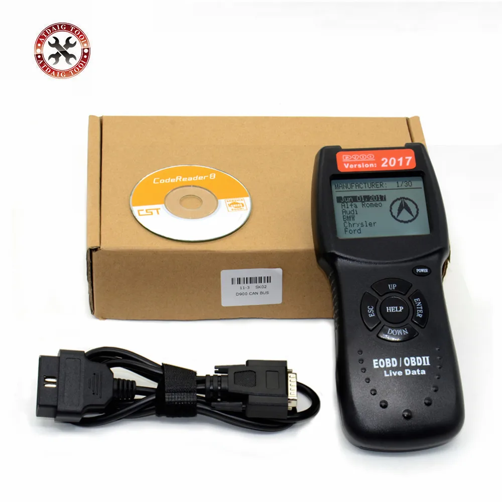 Latest 2017.06 D900 Code Reader CANSCAN scanner OBD2 Live PCM Data Scanner Auto Code EOBD Diagnostic Car Scanner Free Shipping
Latest 2017.06 D900 Code Reader CANSCAN scanner OBD2 Live PCM Data Scanner Auto Code EOBD Diagnostic Car Scanner Free Shipping
