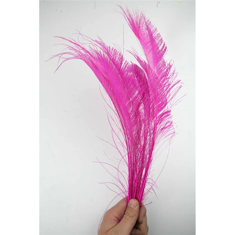 100pcs 100% natural rose peacock sword feather 30-40cm/12-16inch for Diy carnival costume mask headdress crafts
100pcs 100% natural rose peacock sword feather 30-40cm/12-16inch for Diy carnival costume mask headdress crafts