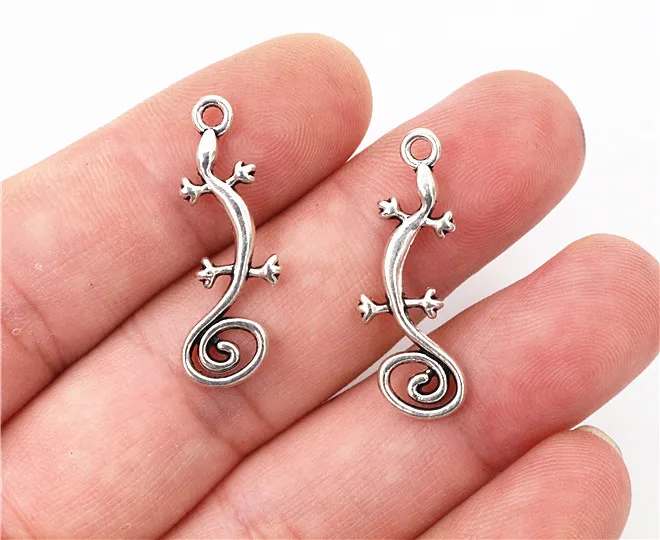 12pcs Charms gecko house lizard 29x11mm Antique Making pendant fit,Vintage Tibetan Silver Bronze,DIY bracelet necklace
12pcs Charms gecko house lizard 29x11mm Antique Making pendant fit,Vintage Tibetan Silver Bronze,DIY bracelet necklace