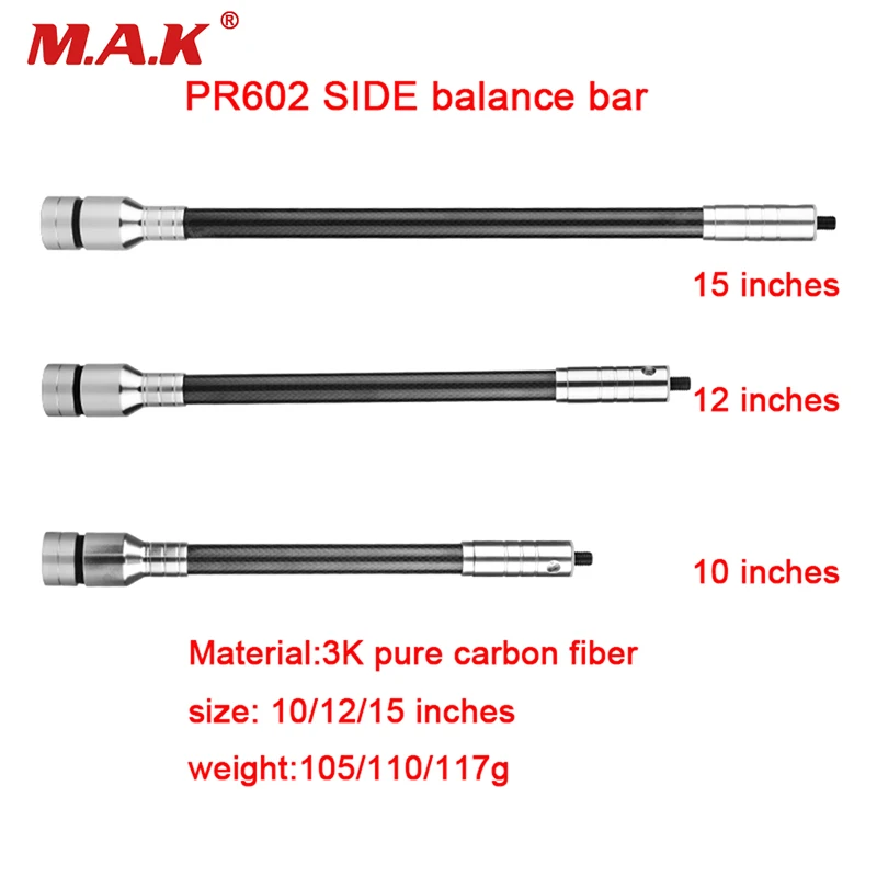 1 Pc Stabilizer Weight Damping Balance Bar PR602 Side Rod Equipment Reduce Shock Noise for Compound Bow Archery Hunting Shooting 
1 Pc Stabilizer Weight Damping Balance Bar PR602 Side Rod Equipment Reduce Shock Noise for Compound Bow Archery Hunting Shooting