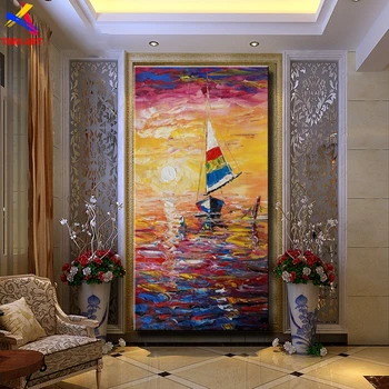 Sailing Boat Picture Hand painted Modern Abstract Oil Painting on Canvas for Living Room Home Decoration Art Gift Unframed SL006
Sailing Boat Picture Hand painted Modern Abstract Oil Painting on Canvas for Living Room Home Decoration Art Gift Unframed SL006