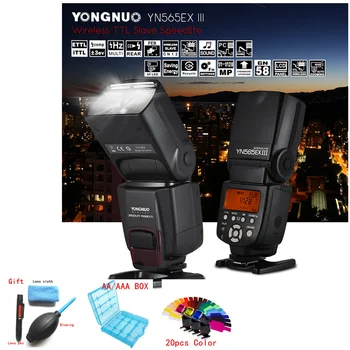 YONGNUO YN565EX III Flash Speedlite Wireless TTL Slave Flash Speedlite for Canon DSLR Camera w/GN58 High Speed Recycling System
YONGNUO YN565EX III Flash Speedlite Wireless TTL Slave Flash Speedlite for Canon DSLR Camera w/GN58 High Speed Recycling System