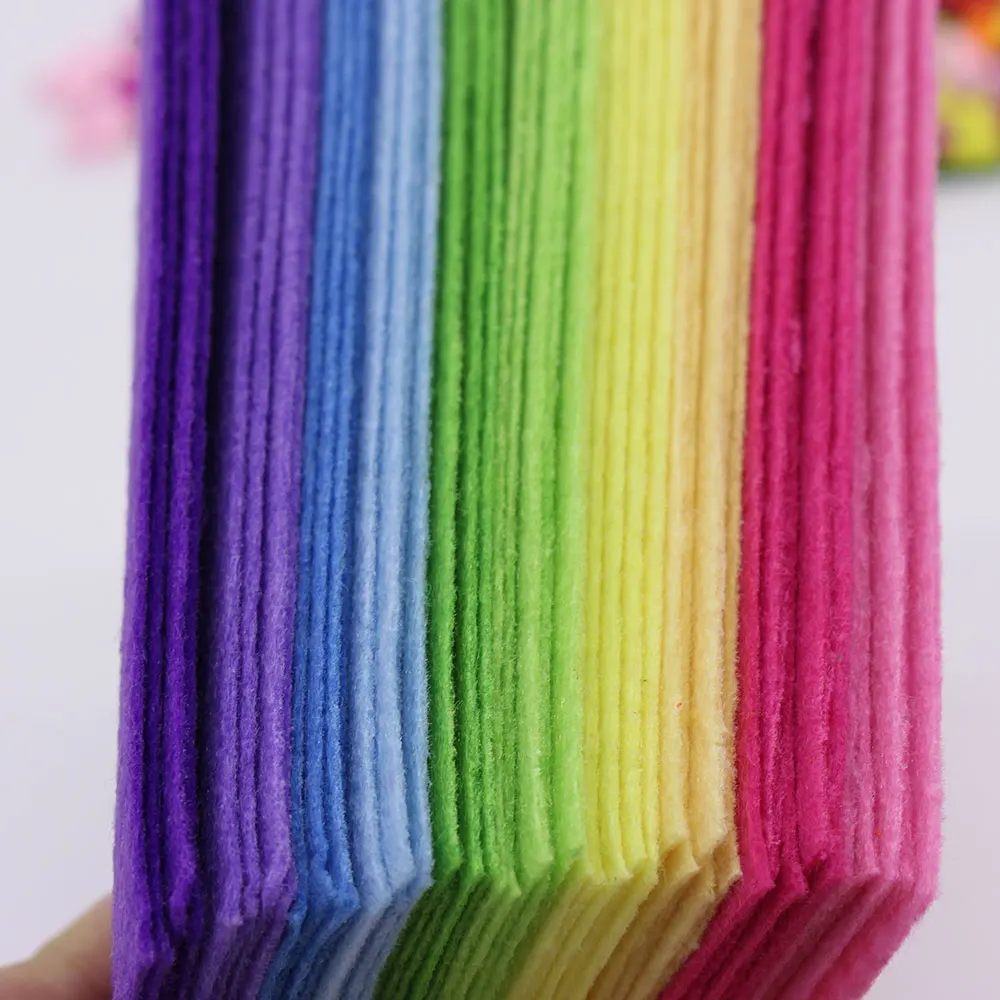Rainbow Series Hard Felt Fabric Crafting 1mm thick Sewing Glue Scrapbooking DIY Handmade fabric DIY Not woven Cloth
Rainbow Series Hard Felt Fabric Crafting 1mm thick Sewing Glue Scrapbooking DIY Handmade fabric DIY Not woven Cloth