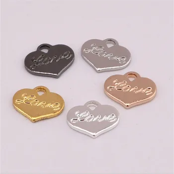 50pcs/lot love heart pendant charms DIY handmade necklace bead connector bracelet bag garment craft jewelry material accessories
50pcs/lot love heart pendant charms DIY handmade necklace bead connector bracelet bag garment craft jewelry material accessories