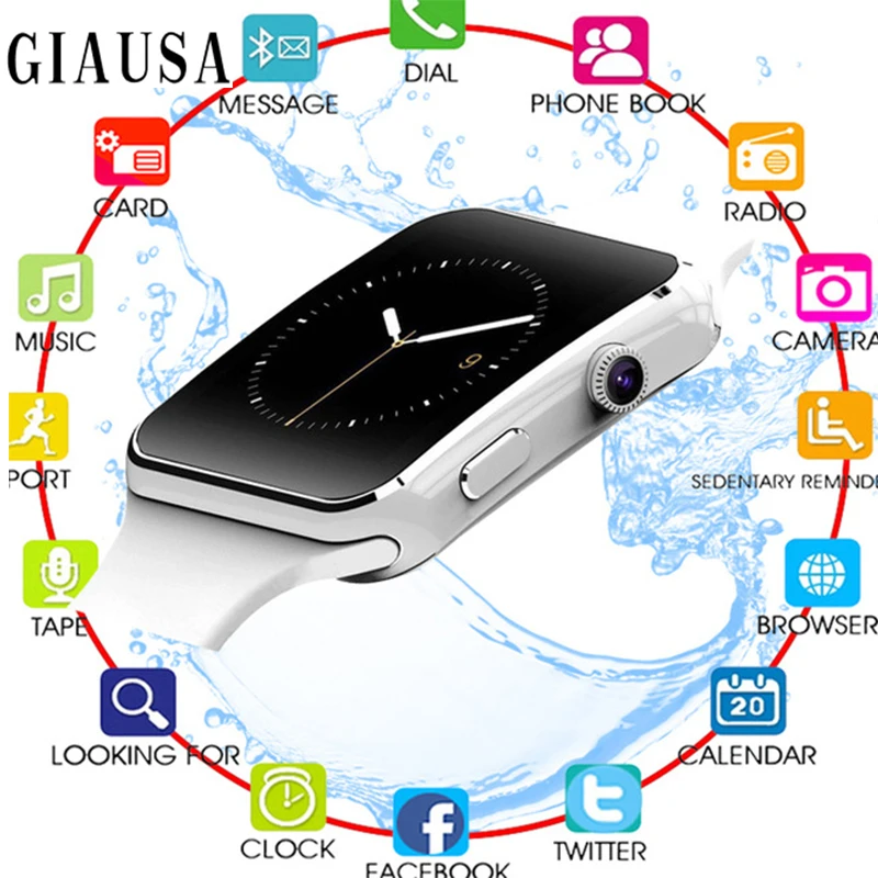 New Arrival 2019 X6 Smart Watch with Camera Touch Screen Support SIM TF Card Bluetooth Smartwatch for Xiaomi Android iPhone
New Arrival 2019 X6 Smart Watch with Camera Touch Screen Support SIM TF Card Bluetooth Smartwatch for Xiaomi Android iPhone