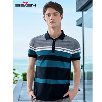 Seven7 New Man Polo Shirt Mens Stripes Casual Mercerized Cotton Polo shirt Men Short Sleeve High Quantity polo men 116T50080
Seven7 New Man Polo Shirt Mens Stripes Casual Mercerized Cotton Polo shirt Men Short Sleeve High Quantity polo men 116T50080