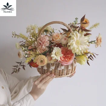 Wicker Handmade Flower Basket Handmade Woven Basket Straw Wicker Basket Garden Flower Pot Fruit Baske
Wicker Handmade Flower Basket Handmade Woven Basket Straw Wicker Basket Garden Flower Pot Fruit Baske