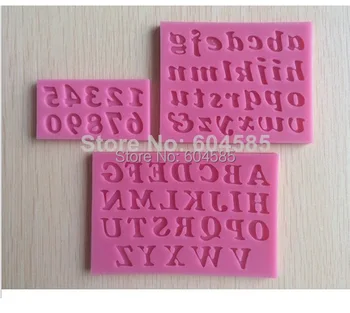 3pcs a set 3D English letters & numbers fondant cake molds soap chocolate mould for the kitchen baking
3pcs a set 3D English letters & numbers fondant cake molds soap chocolate mould for the kitchen baking