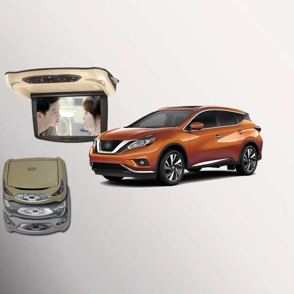 Цифровой экран BigBigRoad для Nissan Murano устанавливаемый на крышу автомобиля поддержка