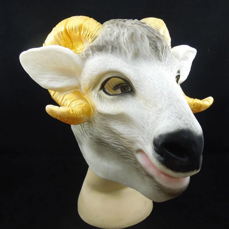 1pcs Goat Sheep Head Mask Halloween Fancy Dress Party Cosplay Halloween Costume Masks Free Size Latex Mask Party Animal Toy Prop
1pcs Goat Sheep Head Mask Halloween Fancy Dress Party Cosplay Halloween Costume Masks Free Size Latex Mask Party Animal Toy Prop