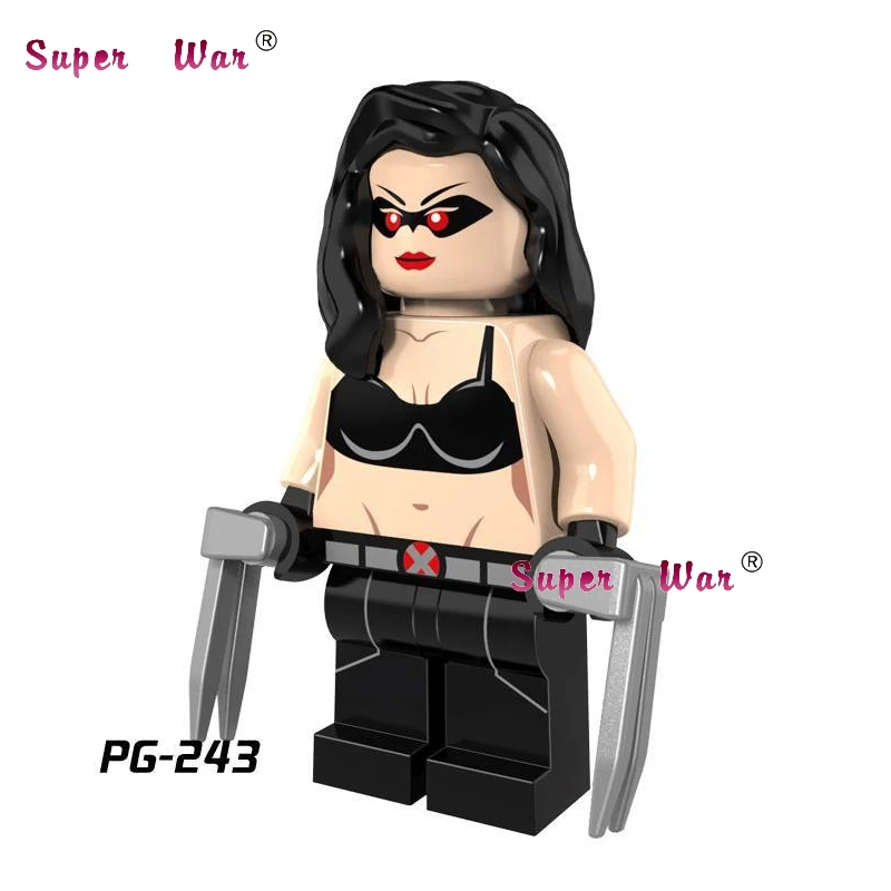Single super heroes marvel dc comics Wolverine Logan X-23 building blocks models bricks toys for children kits
Single super heroes marvel dc comics Wolverine Logan X-23 building blocks models bricks toys for children kits