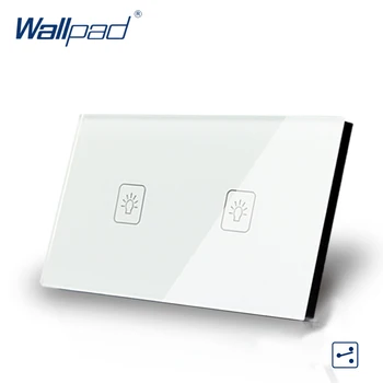 2 Gang 2 Way US/AU Standard Wallpad Touch Switch Touch Screen Light Switch White Crystal Glass Panel Free Shipping
2 Gang 2 Way US/AU Standard Wallpad Touch Switch Touch Screen Light Switch White Crystal Glass Panel Free Shipping