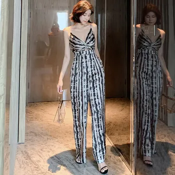 Summer Party Leopard V-neck Spaghetti Strap Long Rompers Sexy Women Jumpsuit Catsuit Overalls Bodysuit Club Pants Playsuits
Summer Party Leopard V-neck Spaghetti Strap Long Rompers Sexy Women Jumpsuit Catsuit Overalls Bodysuit Club Pants Playsuits