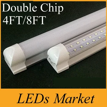 Double Row T8 Integrated Led Tube 4ft 28w 8ft 65w 6200lm SMD2835 led fluorescent Lighting lamp AC110-240V 3 years warranty
Double Row T8 Integrated Led Tube 4ft 28w 8ft 65w 6200lm SMD2835 led fluorescent Lighting lamp AC110-240V 3 years warranty