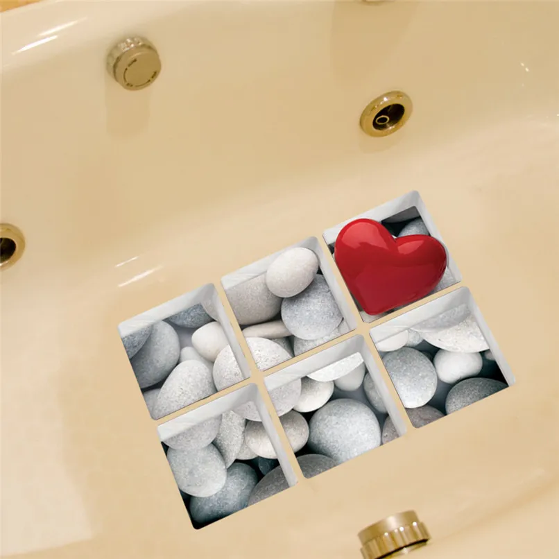 6pcs 13x13cm White Stone Pattern 3D Anti Slip Waterproof Bathtub Sticker Wholesale Free Shipping 30RH25
6pcs 13x13cm White Stone Pattern 3D Anti Slip Waterproof Bathtub Sticker Wholesale Free Shipping 30RH25