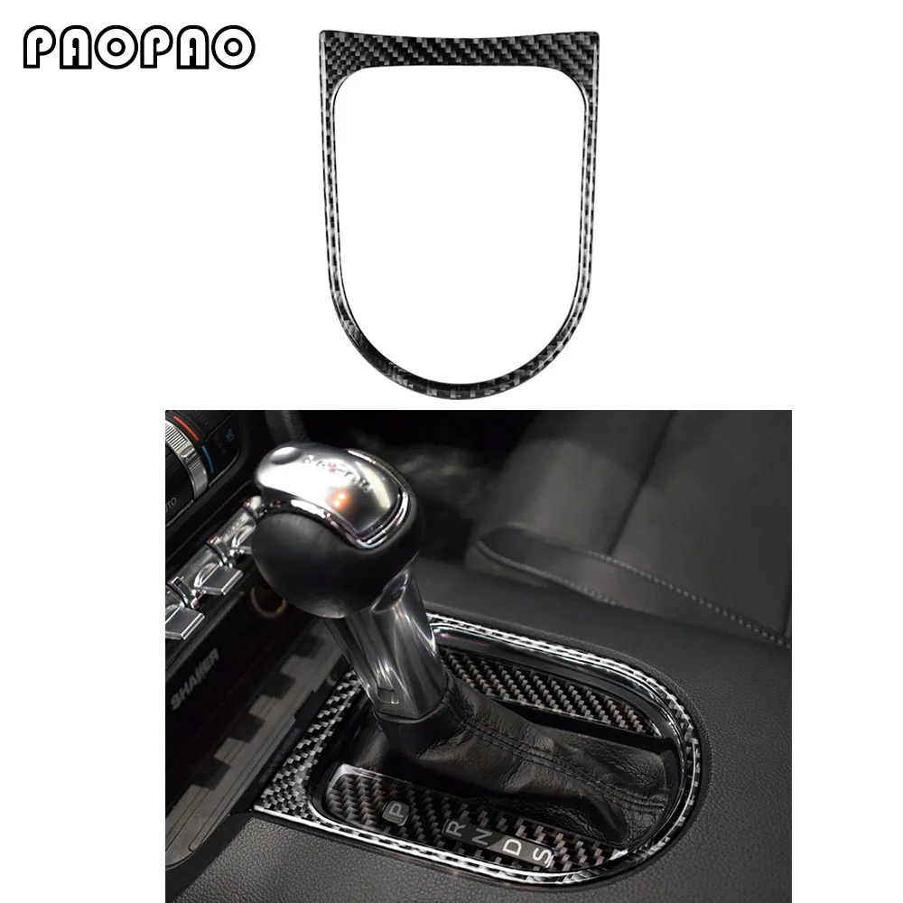 Carbon Fiber Car Interior Gear Panel Cover Trim Sticker decoration for Ford Mustang 2015 2016 2017
Carbon Fiber Car Interior Gear Panel Cover Trim Sticker decoration for Ford Mustang 2015 2016 2017