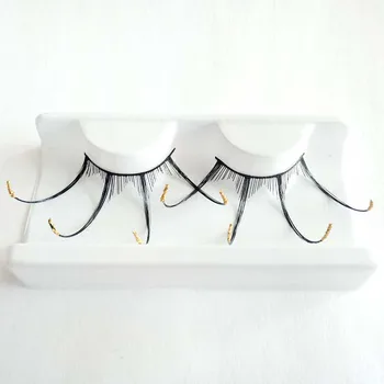 1 Pair Extra Long False Eyelashes Spider Gold Foot Exaggerated Stage Carnival Party Necessity Makeup Extensions Beauty Tools
1 Pair Extra Long False Eyelashes Spider Gold Foot Exaggerated Stage Carnival Party Necessity Makeup Extensions Beauty Tools