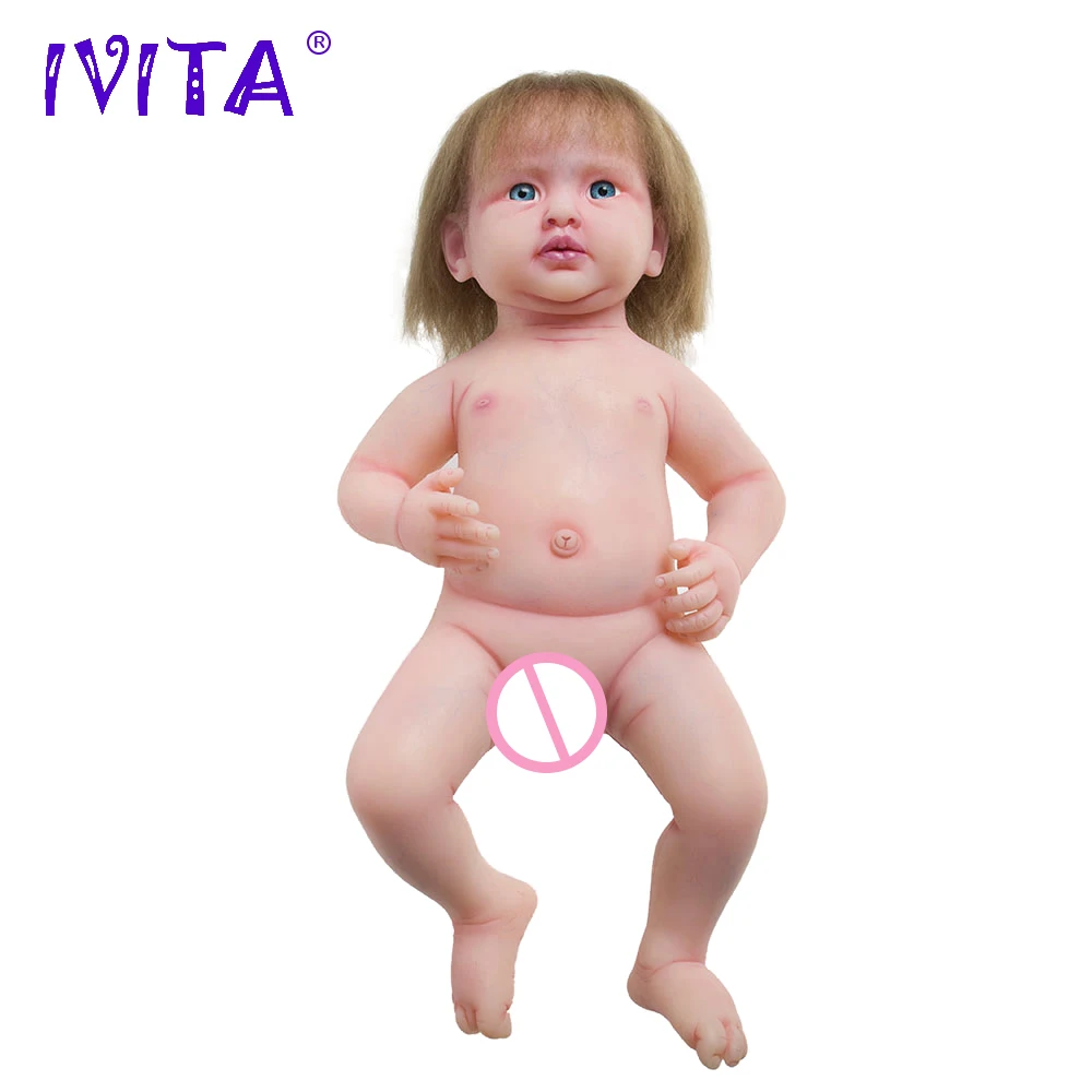 IVITA 19inch/3.9kg Newborn Baby Girl Doll Rooted Hair Realistic Soft Silicone Dolls Reborn Boneca Reborn Silicone Completa Toys
IVITA 19inch/3.9kg Newborn Baby Girl Doll Rooted Hair Realistic Soft Silicone Dolls Reborn Boneca Reborn Silicone Completa Toys